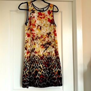 Lightweight multi colored sleeveless dress.